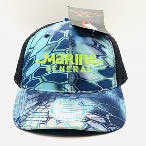 Kryptek SnapBack Hat Cal Marine General Ocean Fishing Meshback One Size